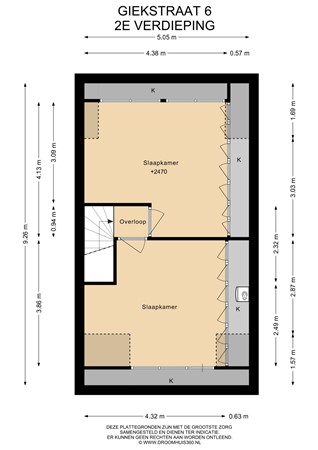 Floorplan - Giekstraat 6, 1433 SH Kudelstaart